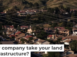 Meeting data center power demands will mean building more transmission lines and acquiring more land to put them on. These lines are in California. Justin Sullivan/Getty Images